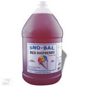 Snow Cone Syrup Gallon Red with supplies for 100 servings 