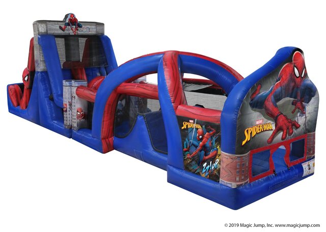 Licensed Spider Man 50' Obstacle wet or dry