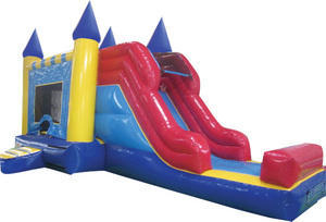Castle Bounce and Water Slide Combo