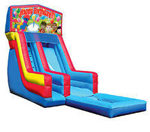 18' Happy Birthday Modular Water Slide with Pool