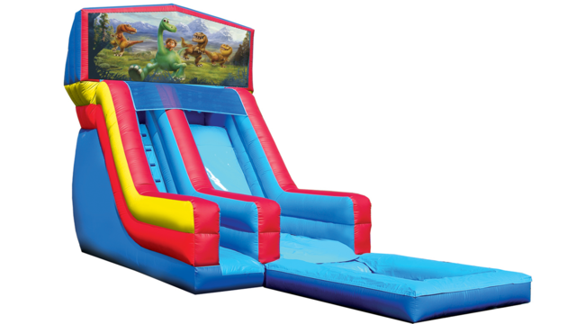 18' Dinosaur Modular Water Slide with Pool