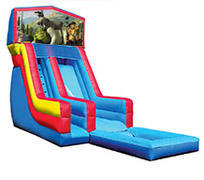 18' Shrek Modular Water Slide with Pool