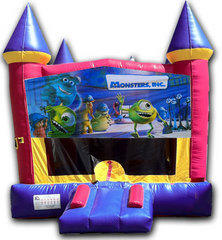 (C) Monsters Inc Castle Bounce House