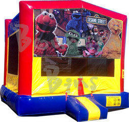 (C) Sesame Street Bounce House