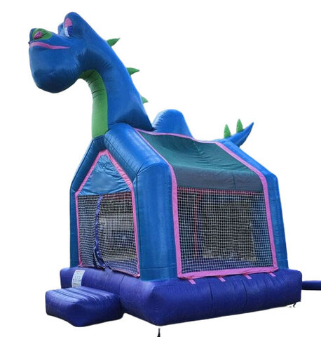 (B) Dragon Blue Bounce House