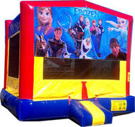 (C) Frozen Red Bounce House