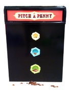 Penny Toss Game2' wide x 4' tall with a depth of 2'