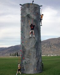 Rock Wall with 3 Person Auto BelaySize 30 L x 9 W x 24 H