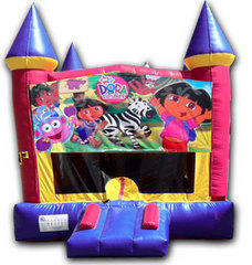 (C) Dora The Explorer Castle Bounce House