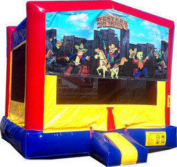 (C) Western Square Bounce House