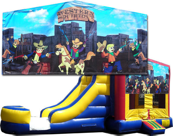 Western Square Bounce Slide Combo