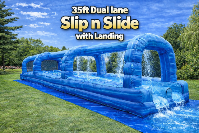 Slip n Slide with Landing