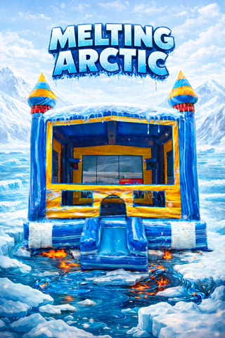 Melting Arctic Bounce House