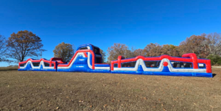 110ft American Rush Obstacle Course with Warped Wall