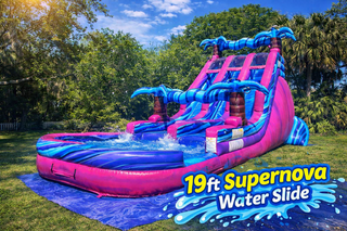 19ft Supernova Water Slide Dual Lane