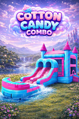 Cotton Candy Dual Lane Wet or Dry Combo