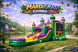 Mardi Gras Dual Lane Wet or Dry Combo