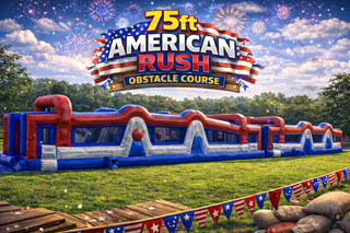 75ft American Rush Obstacle Course