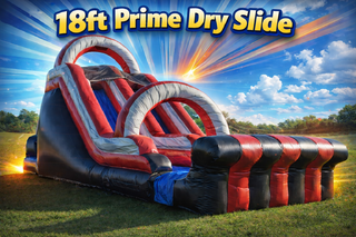 18ft Prime Dry Slide Double Lane