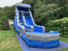 Bounce House and Wave Water Slide