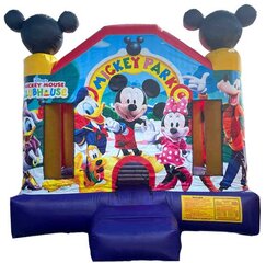 (B) Mickey and Friends Clubhouse Bounce House