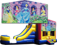 Disney Princess Bounce Slide Combo - Red Blue