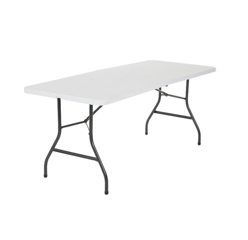 6ft white folding table