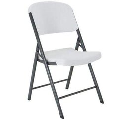 White folding chair