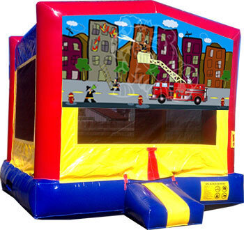 (C) Fire Truck Bounce House