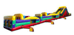 (C) 95ft Wet or Dry Obstacle Course w/16ft slide