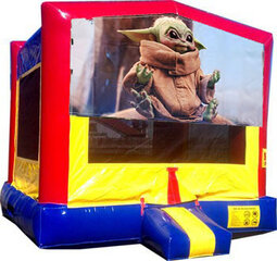 (C) Baby Yoda Bounce House