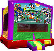 (C) Football Bounce House purple