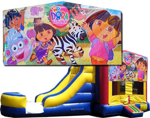 (C) Dora The Explorer Bounce Slide Combo