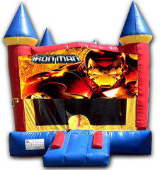 (C) Iron Man Castle Bounce House