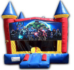 (C) Avengers Castle Bounce House