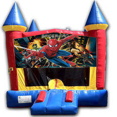 (C) Spider-Man Castle Bounce House