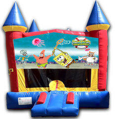 (C) Sponge Bob Castle Bounce House