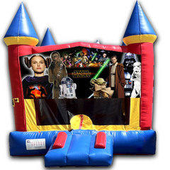 (C) Star Wars Castle Bounce House