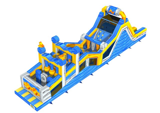 Blue obstacle course 