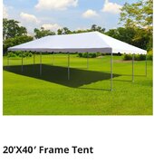 20x30 frame tent 
