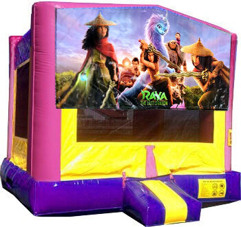 Raya and The Last Dragon Bounce House