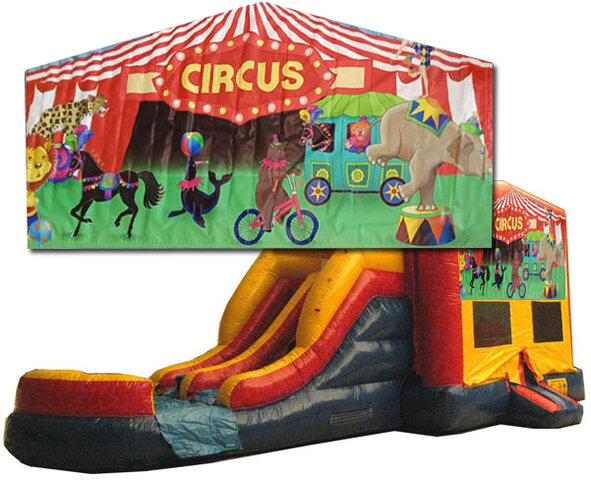 ~(C) Circus 2 Lane Bounce Slide Combo