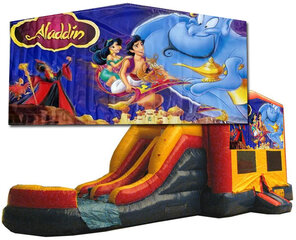 ~(C) Aladdin 2 Lane Bounce Slide Combo