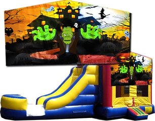 Halloween Bounce Slide Combo