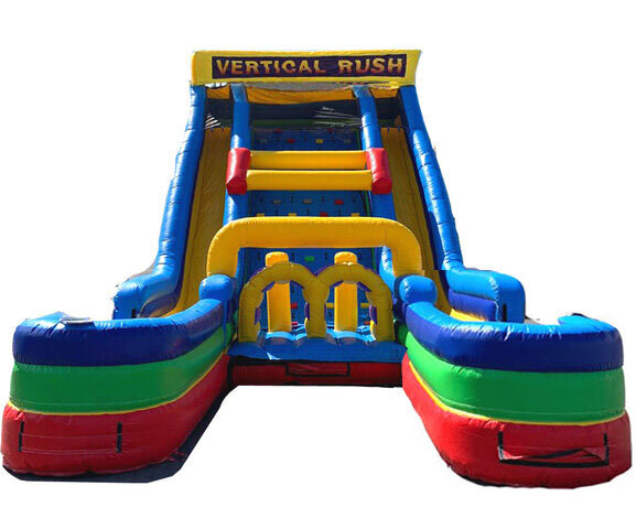 (C) 24ft Vertical Rush Water Slide - wet dry beds