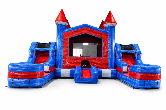 Baja Splash Duo Slide Bounce House Combo