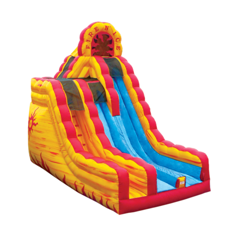 Fire & Ice 20' Dual-Lane Dry Slide