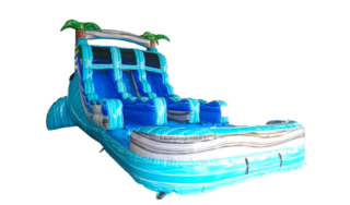 16' Bahama Dual-Lane Water Slide