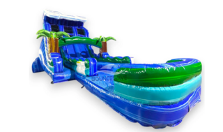 20’ Wave Dual-Lane Water Slide