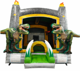 Lava Raptor Bounce House 13x13